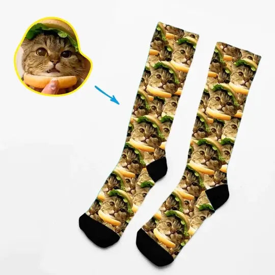 Socken mit Ihrem Haustier