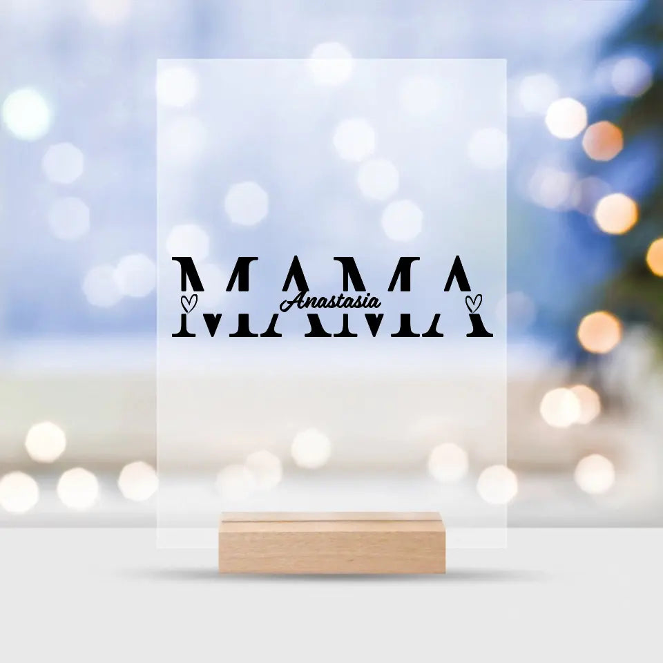 Geschenk Mama mit Kindernamen