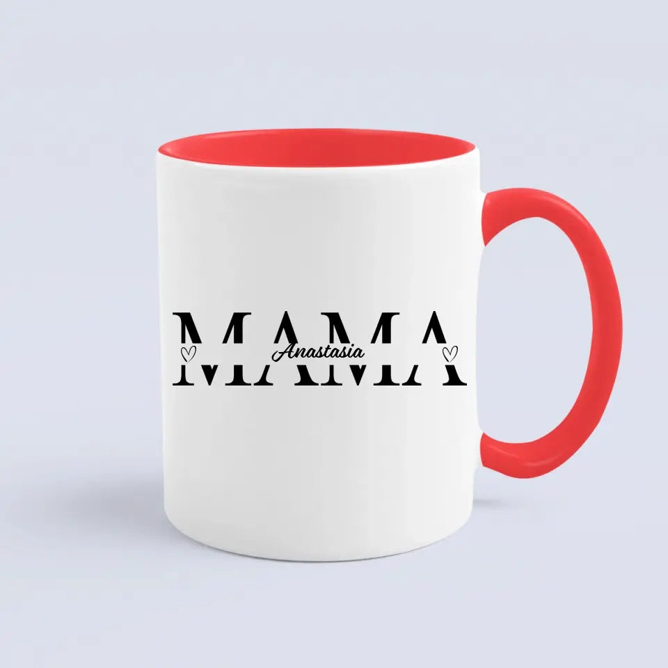 Geschenk Mama mit Kindernamen