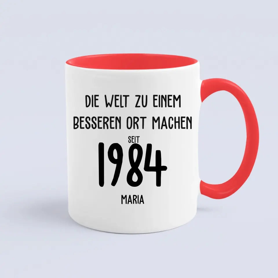 Die Welt zu einem besseren Ort machen seit 1964