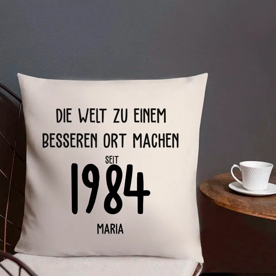 Die Welt zu einem besseren Ort machen seit 1964