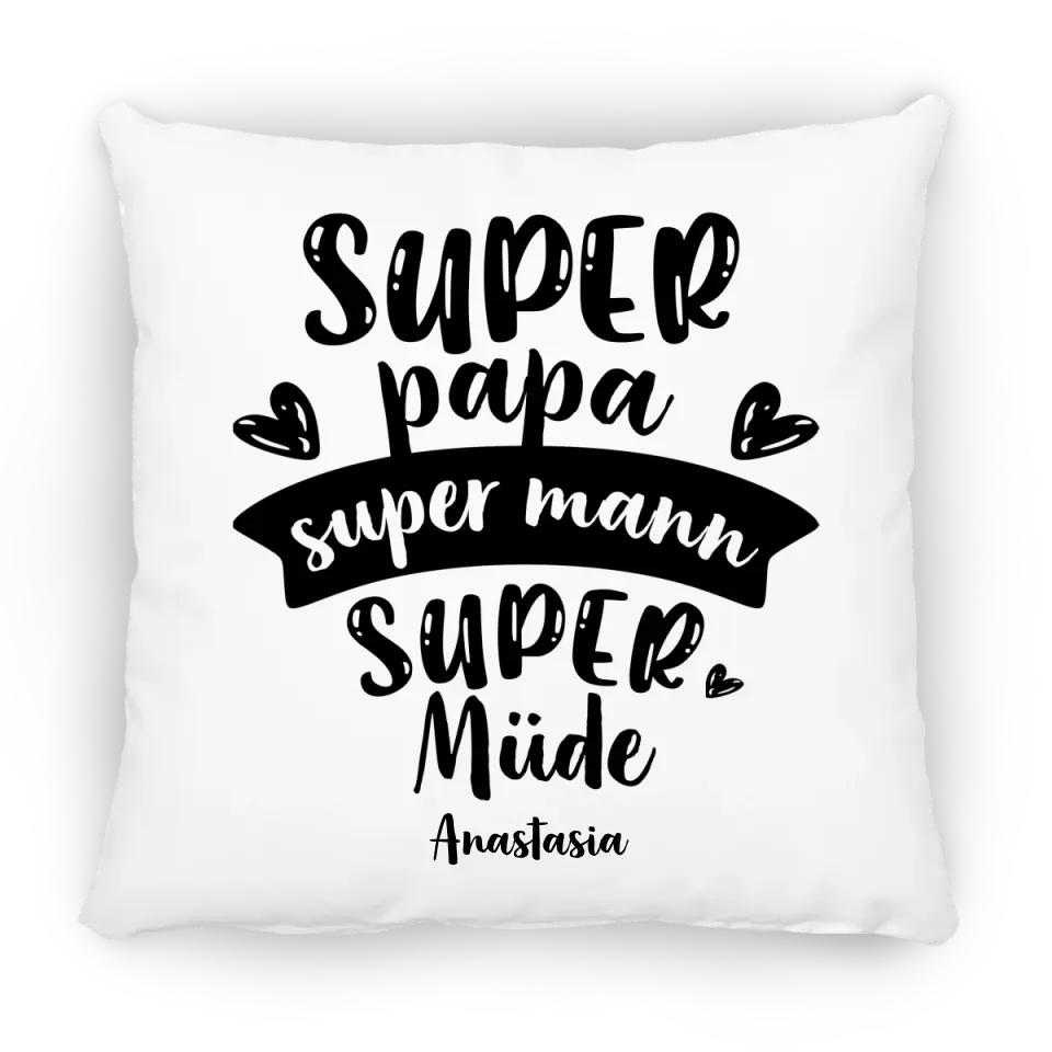 Superpapa. Supermann. Müde