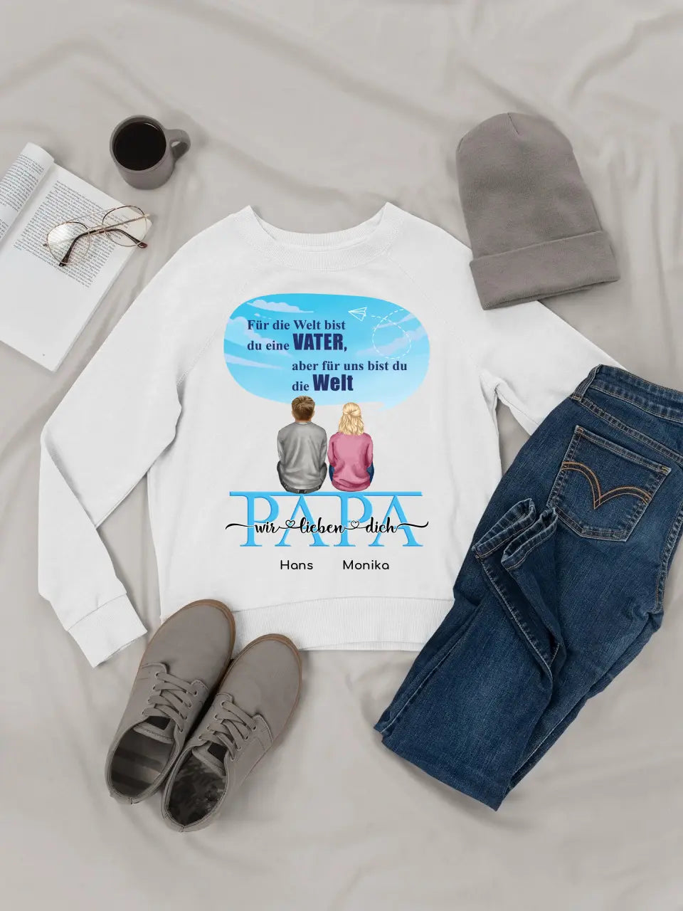 Personalisiertes Geschenk zum Vatertag - T-Shirt
