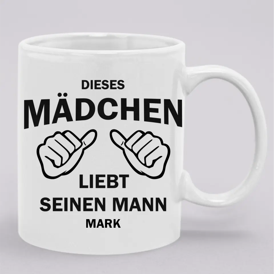 Dieses Mädchen liebt seinen Mann