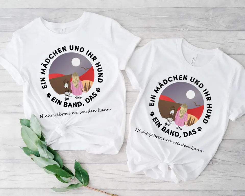 Ein Mädchen und ihr Hund. Ein Band, das nicht gebrochen werden kann