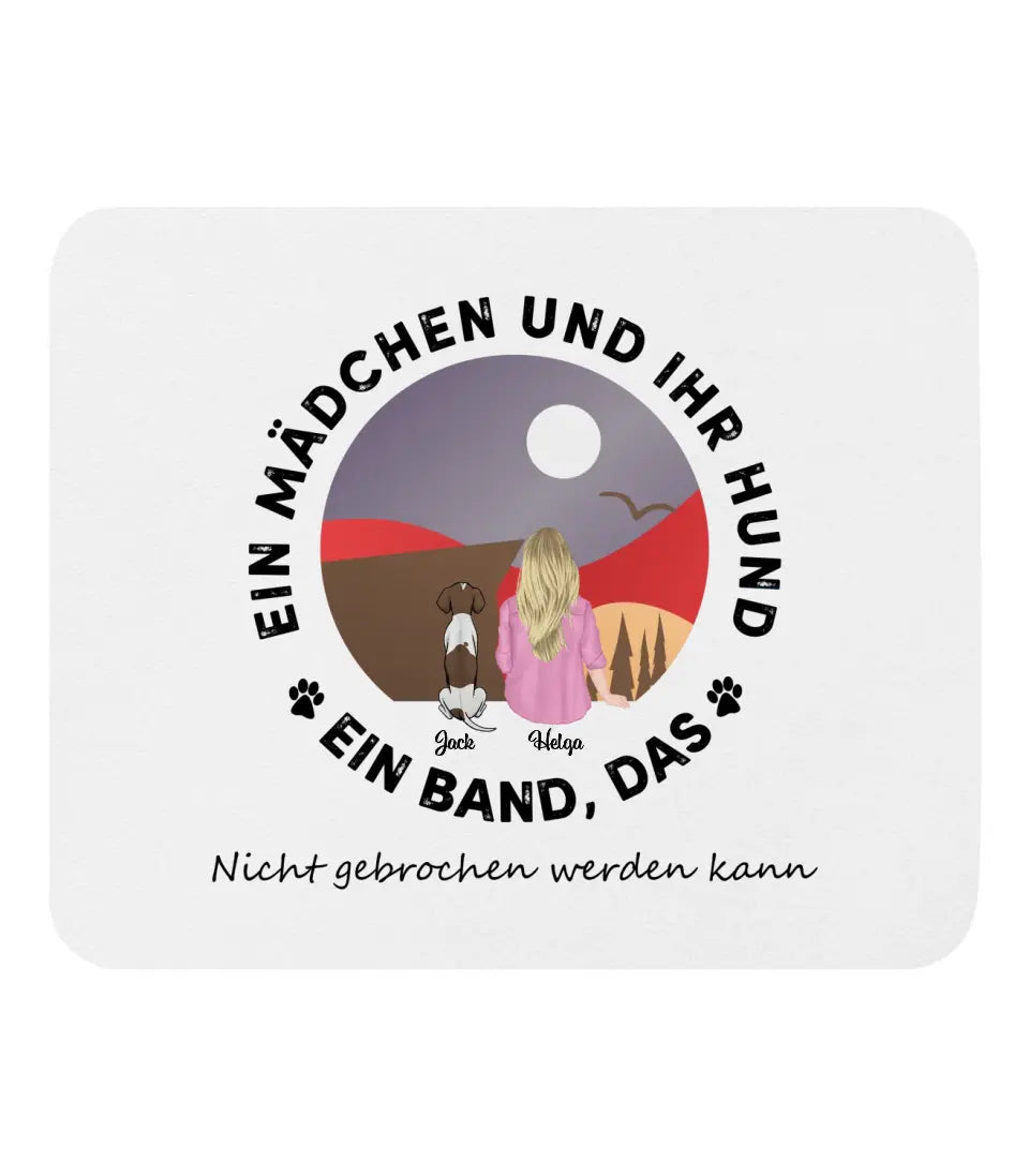 Ein Mädchen und ihr Hund. Ein Band, das nicht gebrochen werden kann