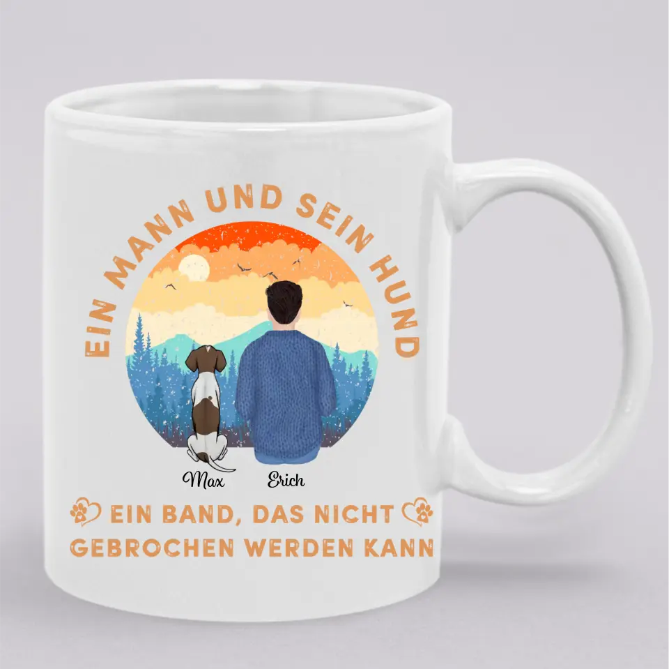 Ein Mädchen und ihr Hund. Ein Band, das nicht gebrochen werden kann