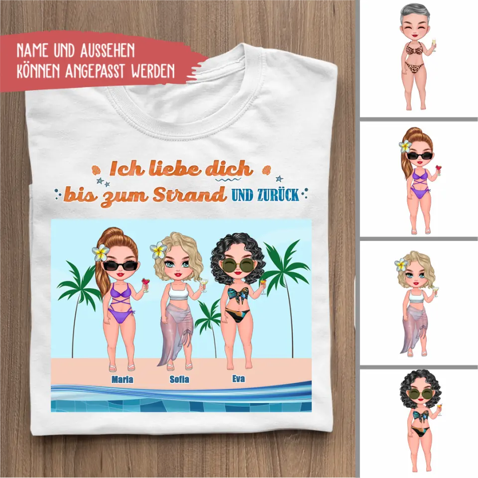 Ich Liebe Dich Bis Zum Strand Und Zurück