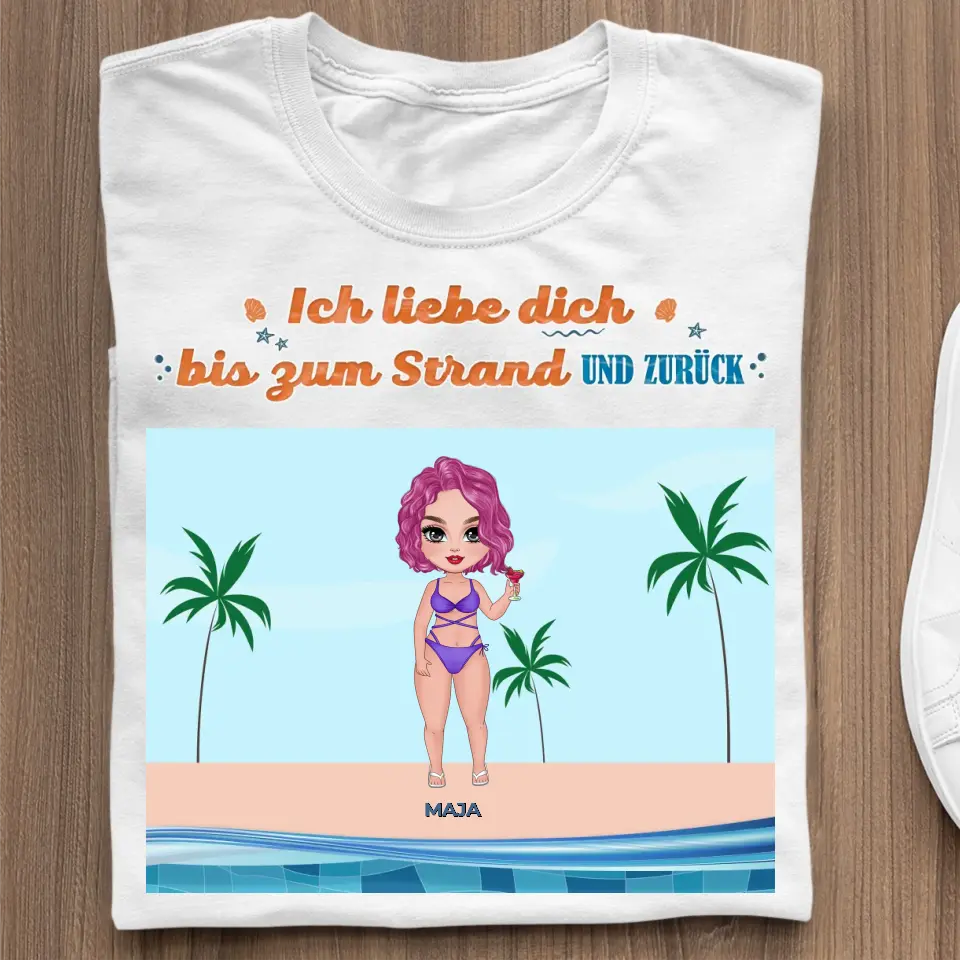 Ich Liebe Dich Bis Zum Strand Und Zurück