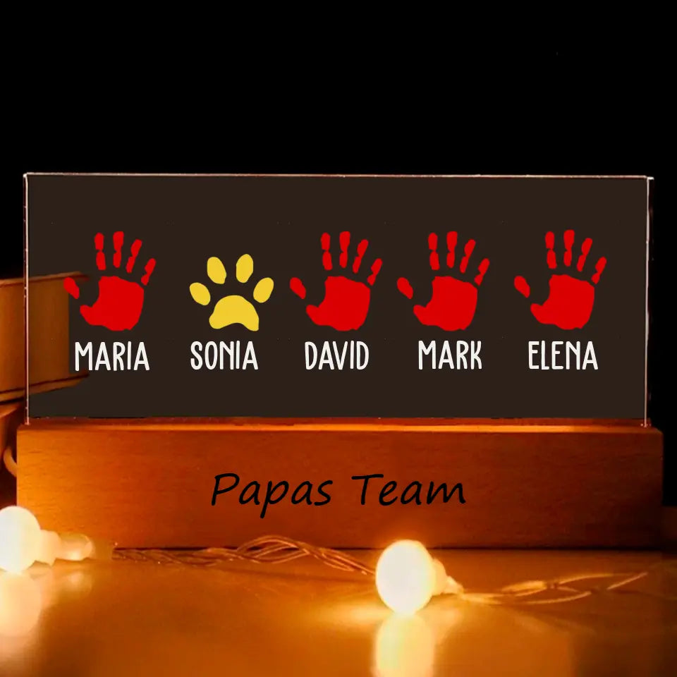 Papas Team - Glas LED