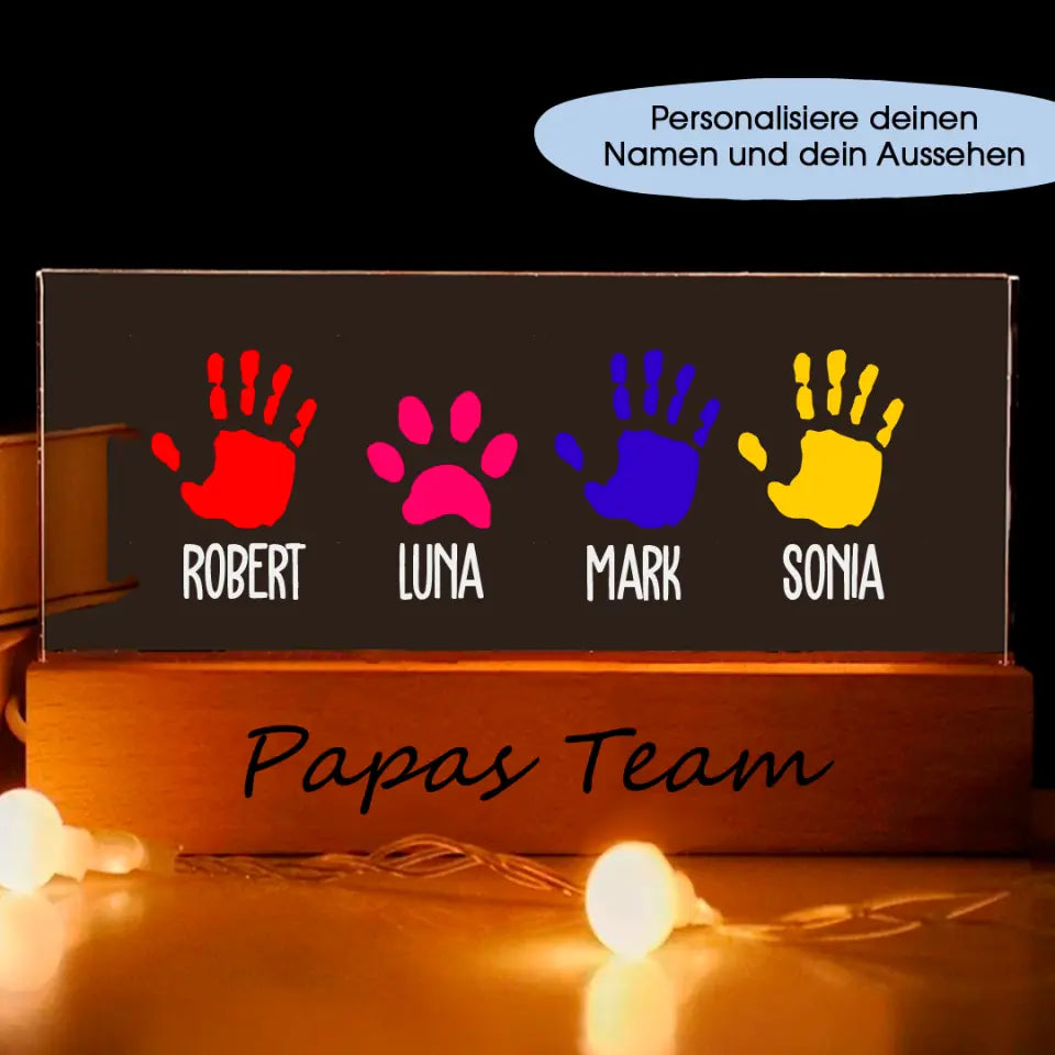 Papas Team - Glas LED