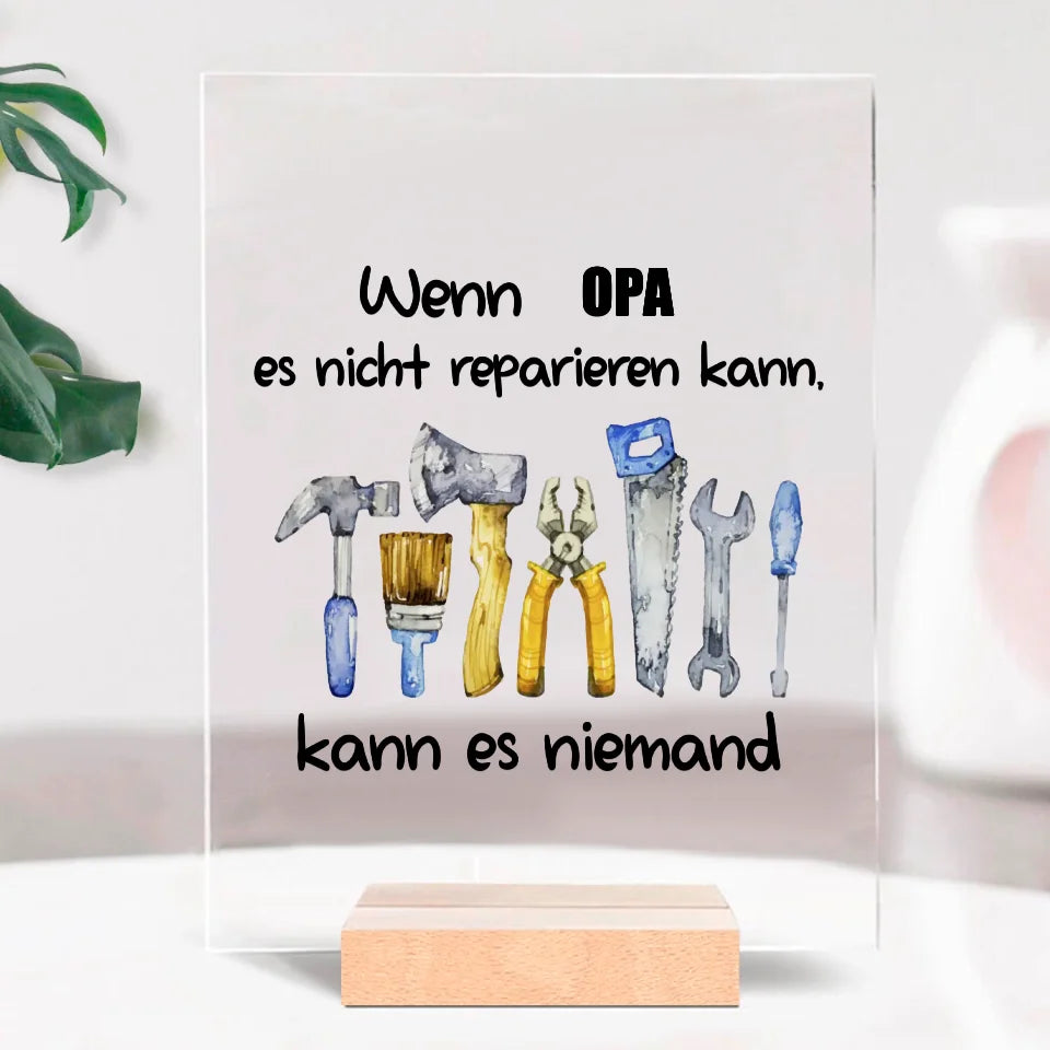 Wenn Opa es nicht reparieren kann kann es niemand