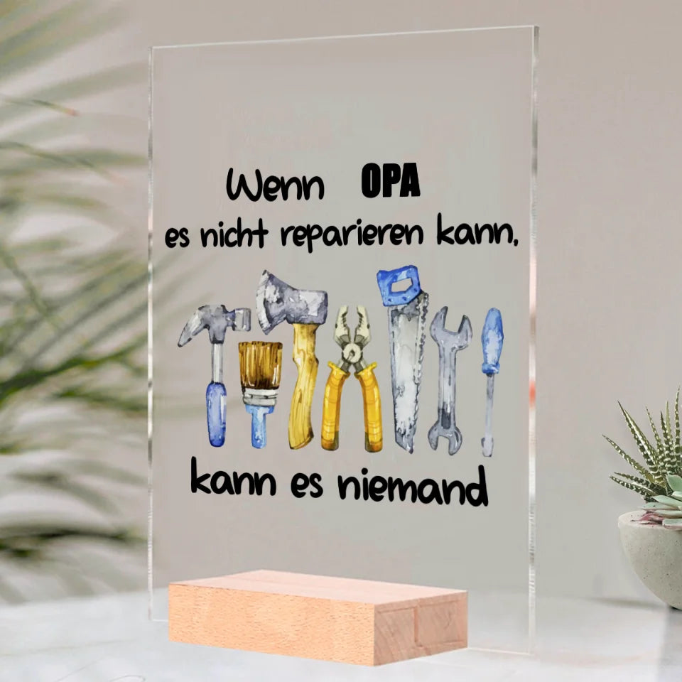 Wenn Opa es nicht reparieren kann kann es niemand