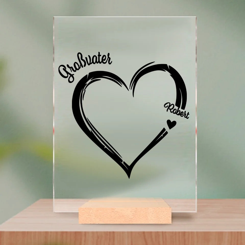 Geschenke - Acrylglas - Großvater