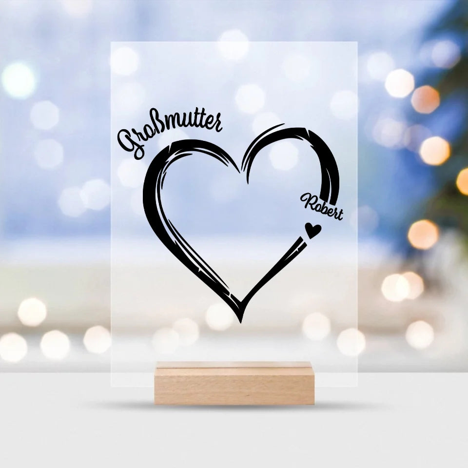 Geschenke - Acrylglas - Großmutter