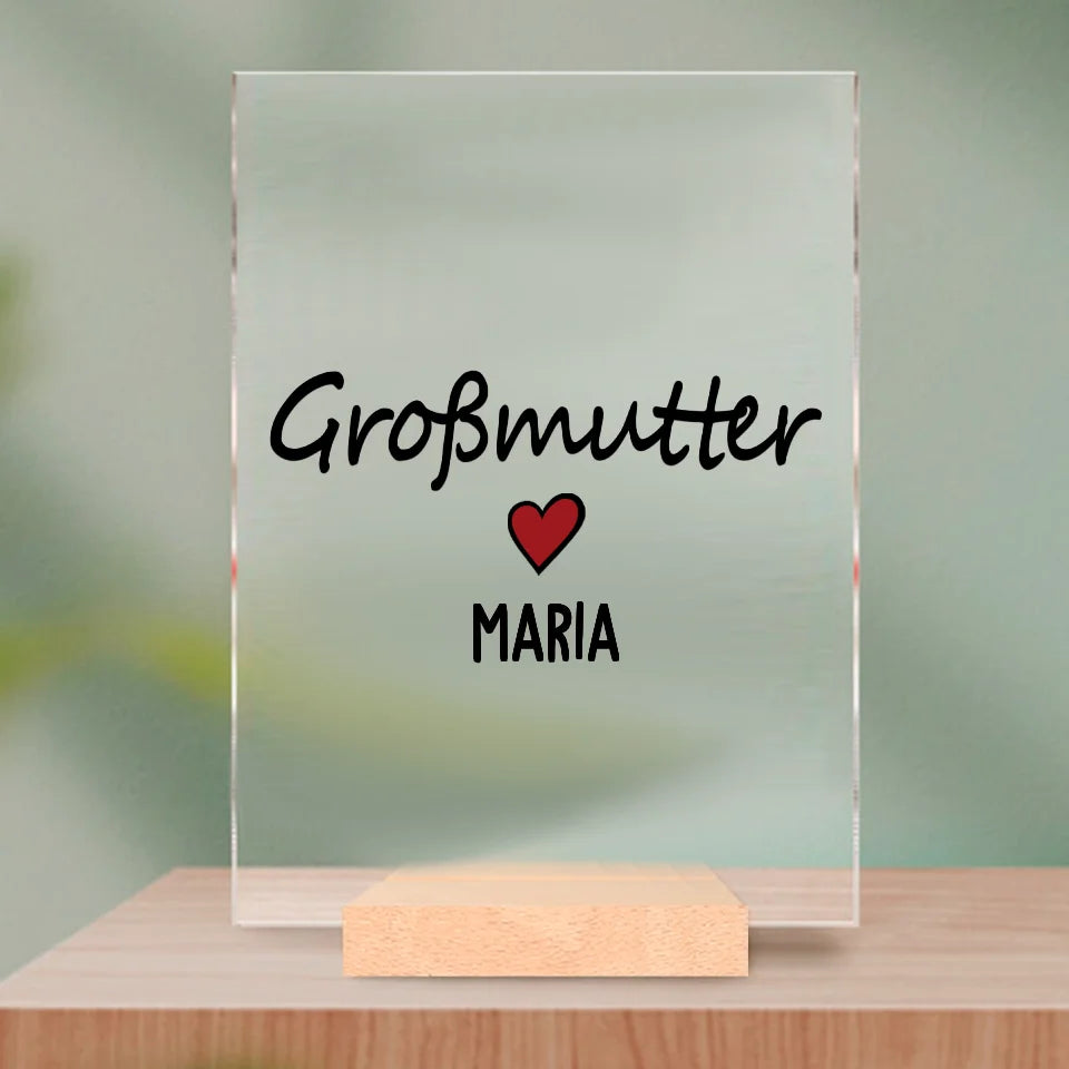 Großmutter liebt