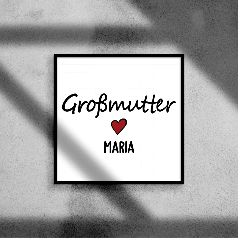 Großmutter liebt