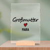 Acrylglas - Großmutter liebt