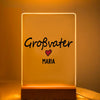 Acrylglas - Großvater liebt