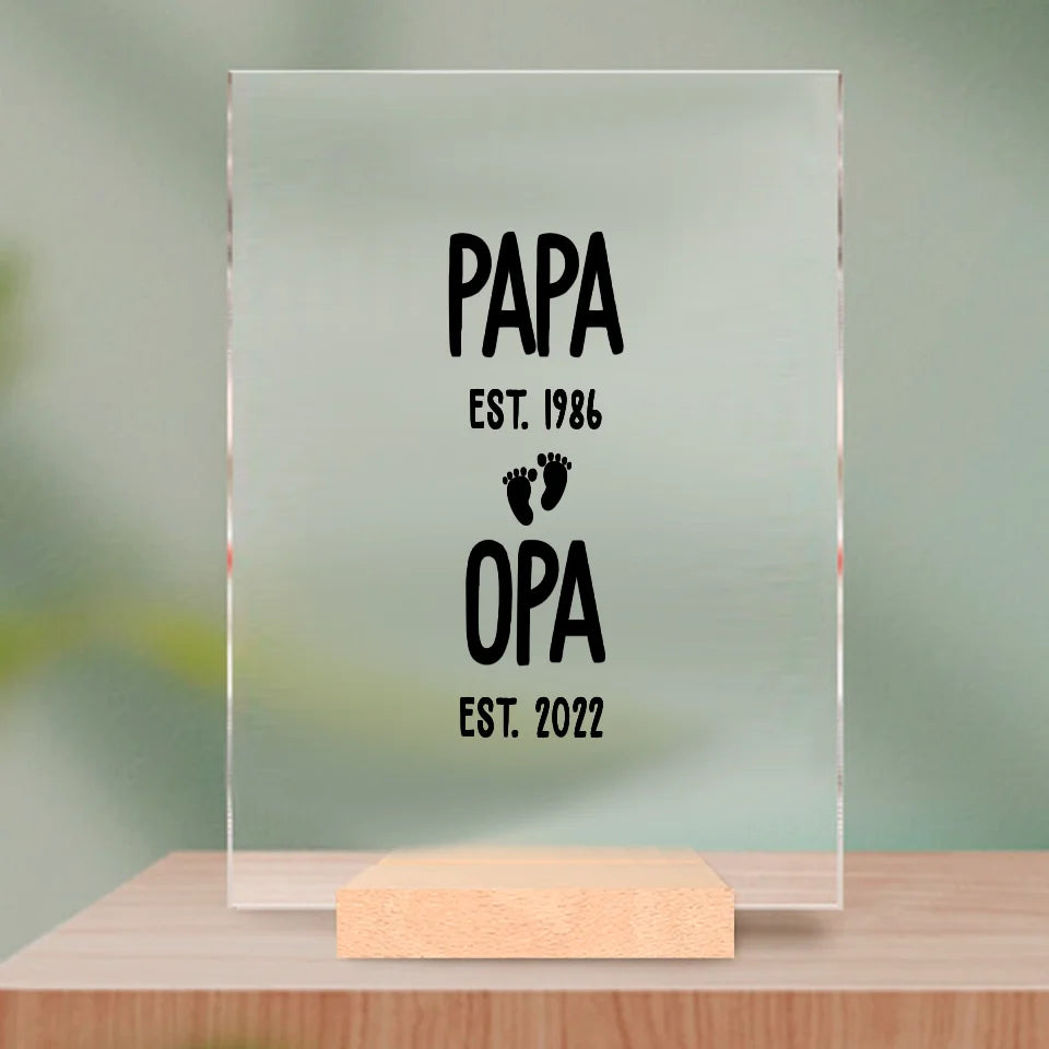 Kopfkissenbezug - Papa - Opa