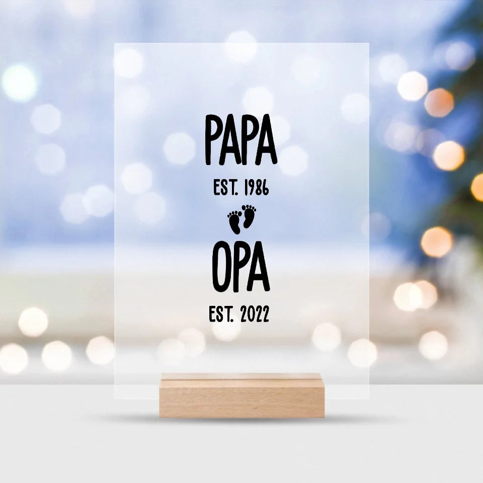 Kopfkissenbezug - Papa - Opa