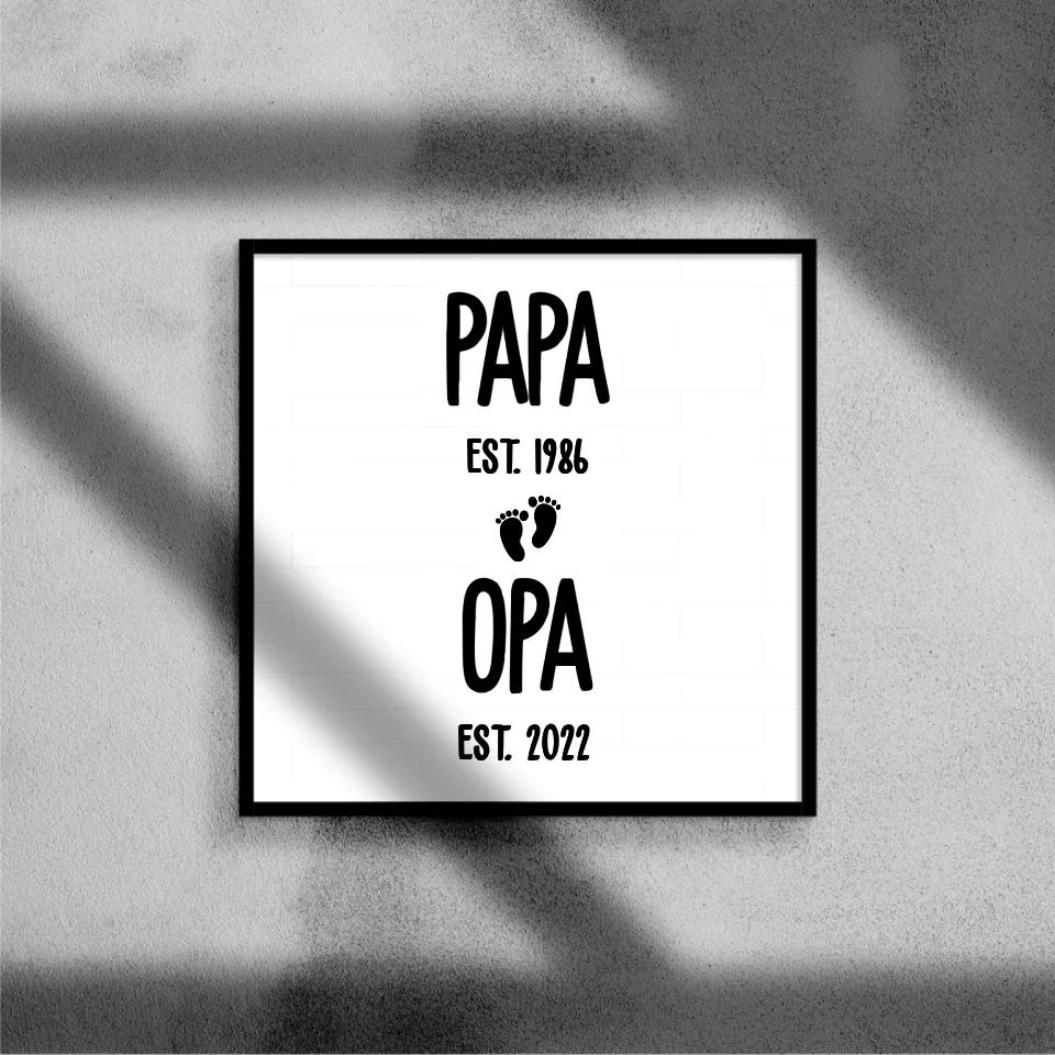 Kopfkissenbezug - Papa - Opa