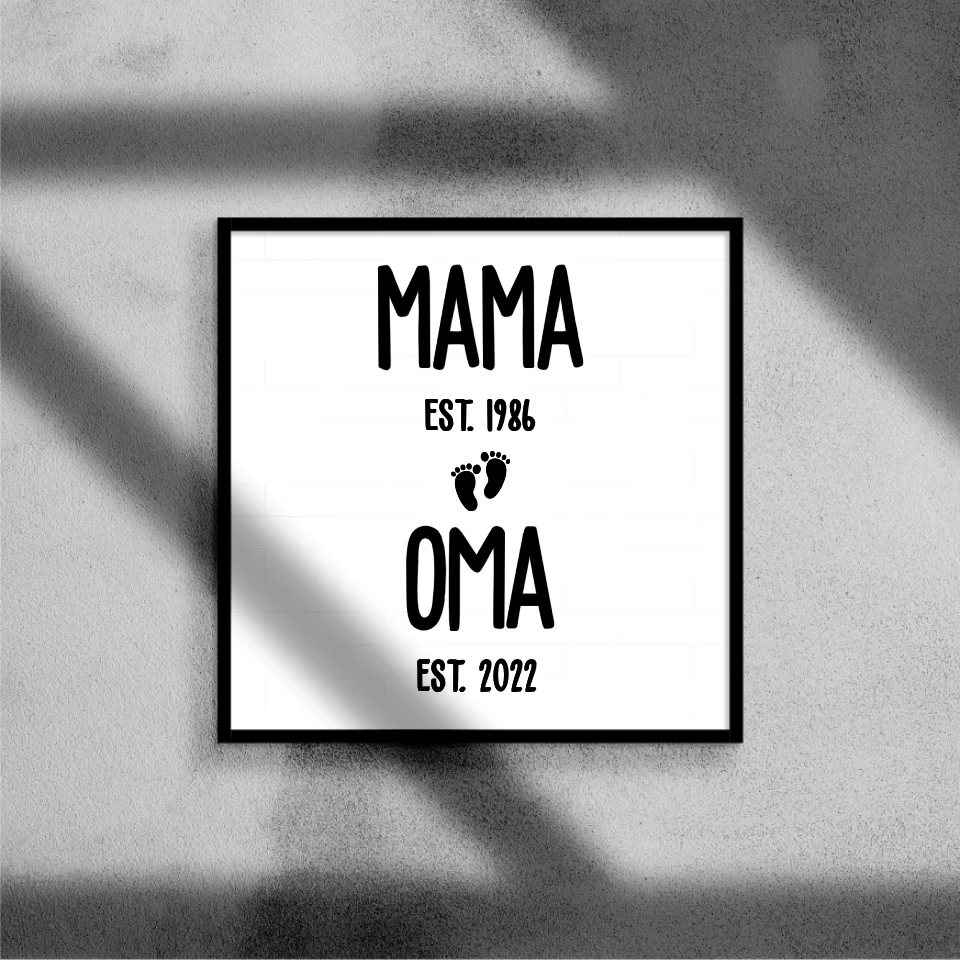 Kopfkissenbezug - Mama - Oma