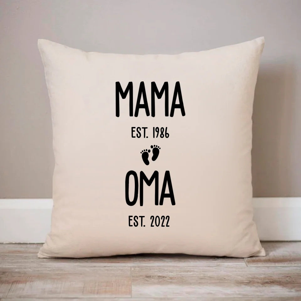 Kopfkissenbezug - Mama - Oma