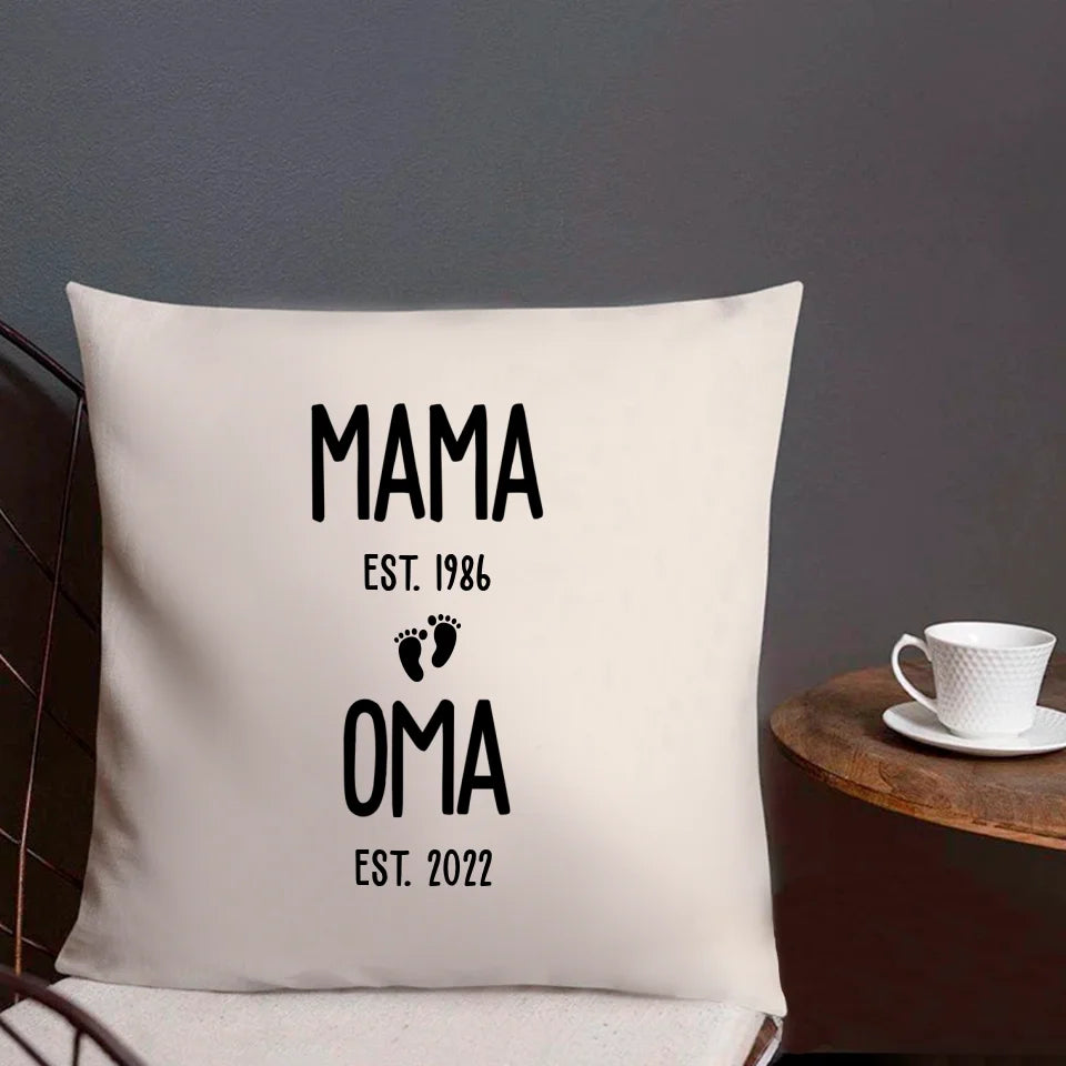 Kopfkissenbezug - Mama - Oma