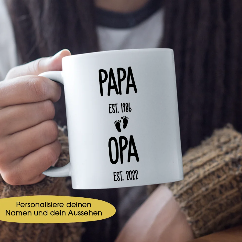 Becher - Papa - Opa