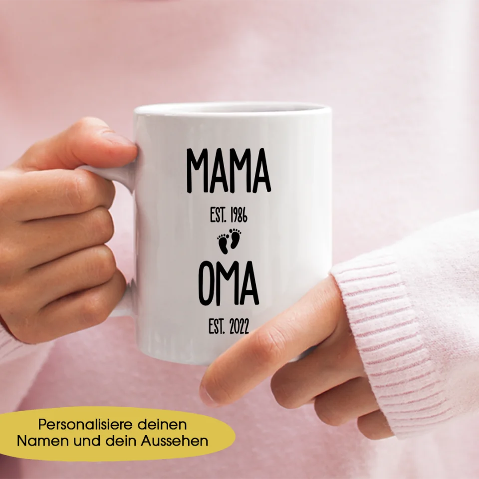 Becher - Mama - Oma