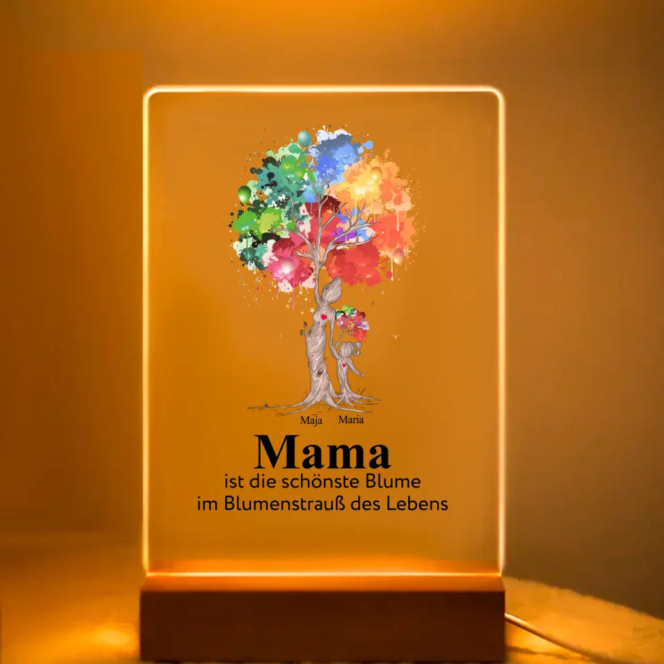 Mama ist die schönste Blume im Blumenstrauß des Lebens