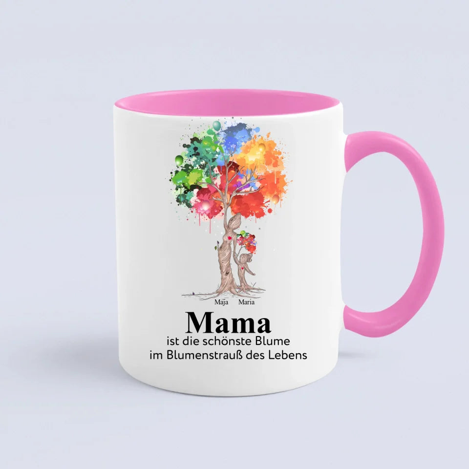 Mama ist die schönste Blume im Blumenstrauß des Lebens