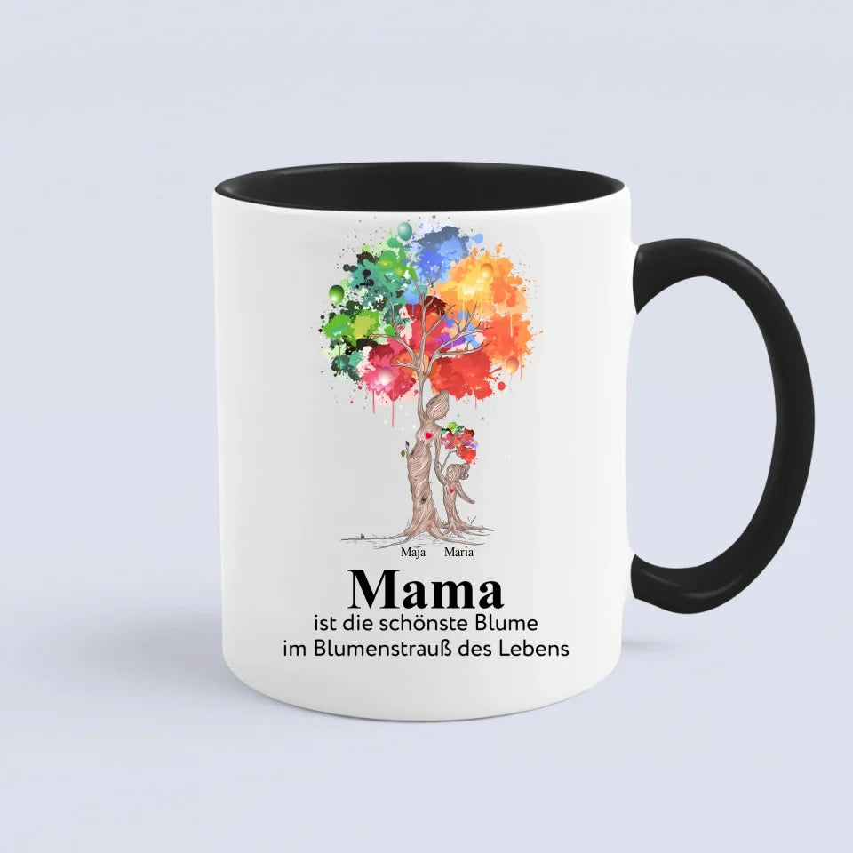 Mama ist die schönste Blume im Blumenstrauß des Lebens